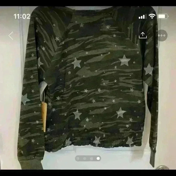 NEW Vintage Havana Camo with Stars Sweatshirt - Picture 10 of 14